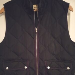 Womens Woolrich Puffer black Vest Large LNWT